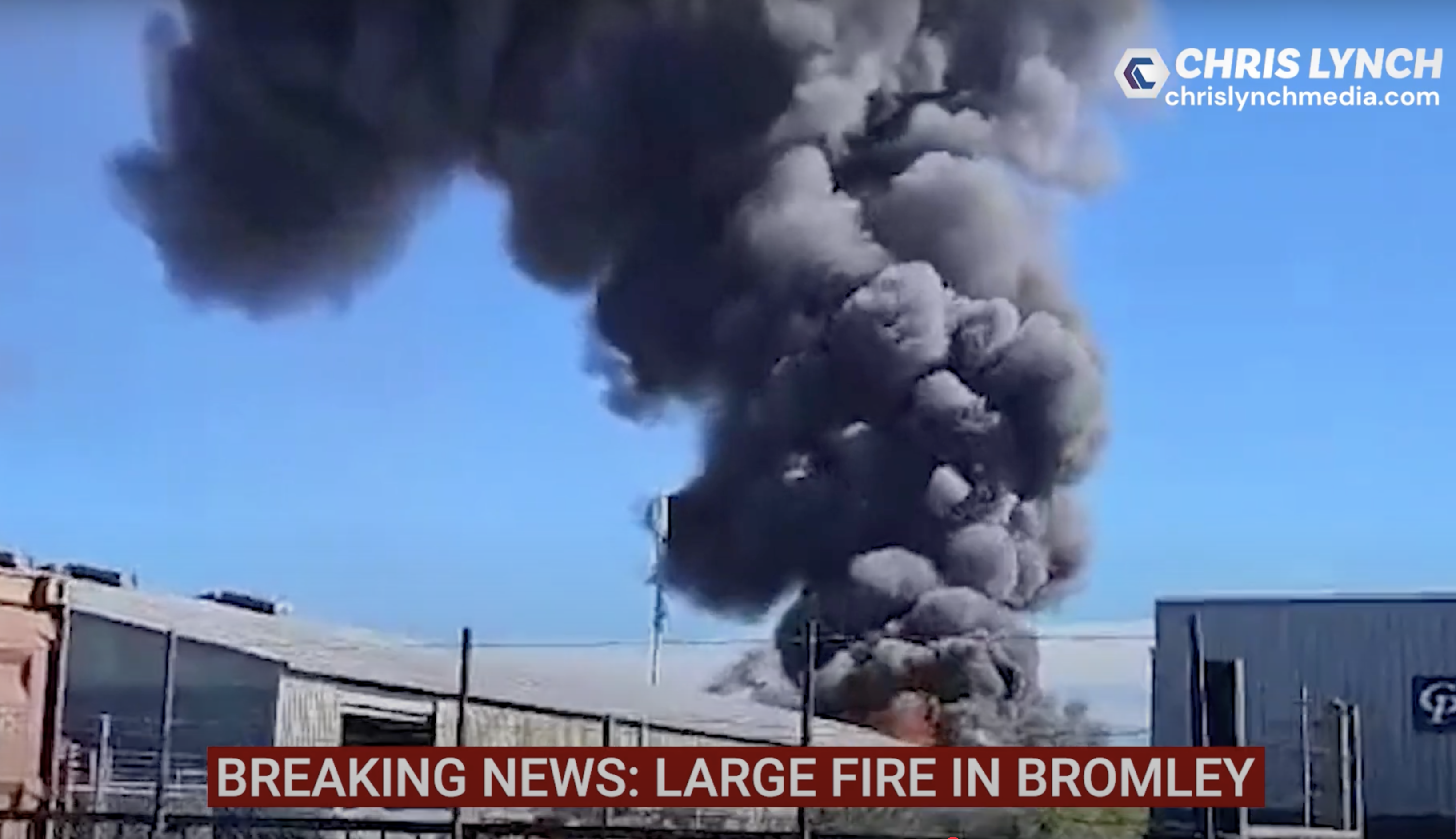 Major blaze in Bromley industrial area sends thick smoke over Christchurch
